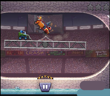 撞头赛车足球运动图片