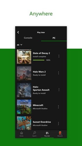 xbox game pass app