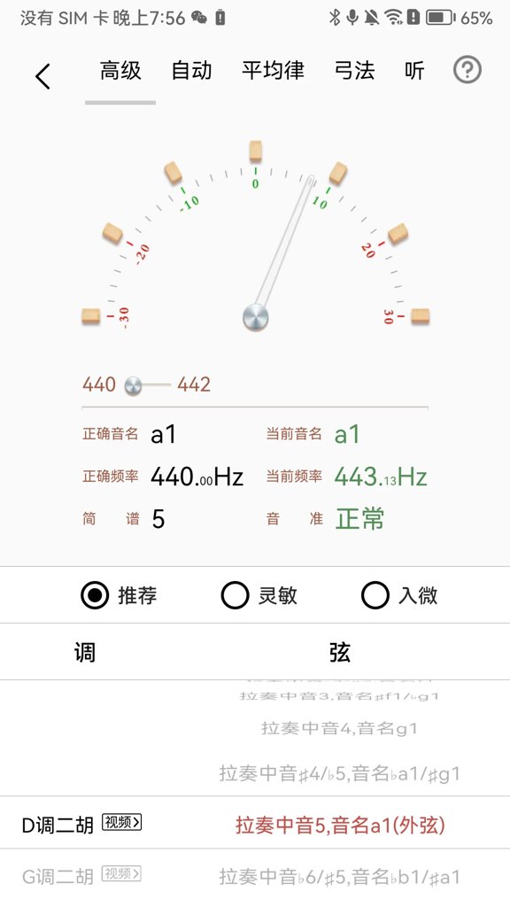律动二胡调音器