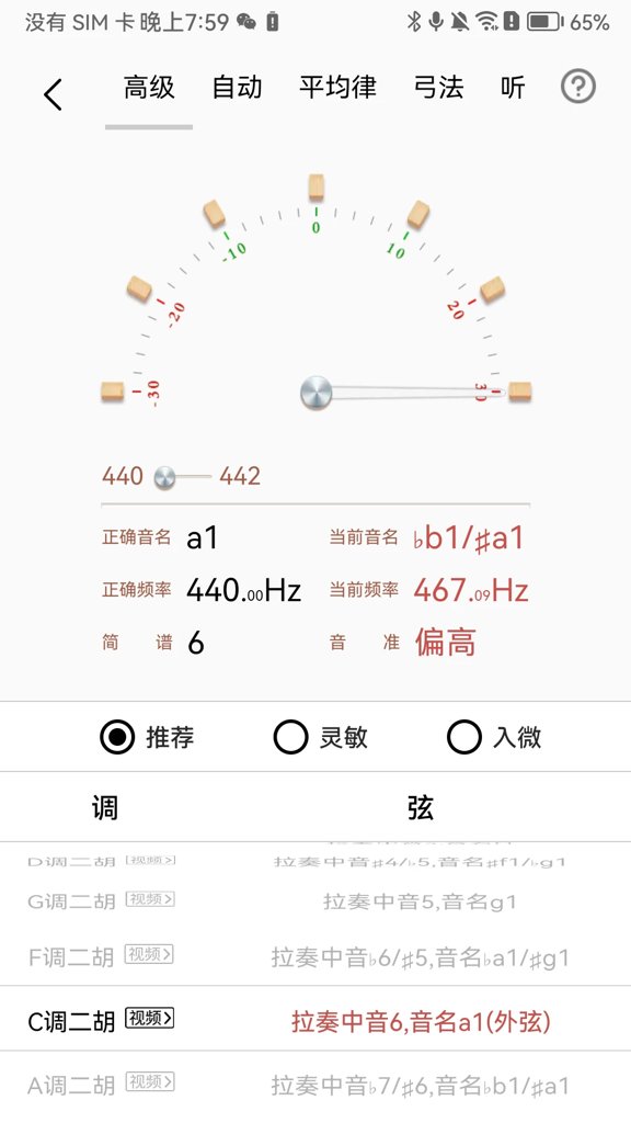 律动二胡调音器