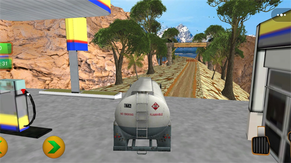 山地油罐车驾驶模拟