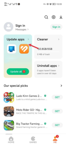 小米应用商店国际版app怎么更新4