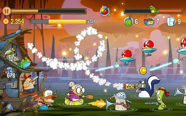 沼泽激战无限金币版