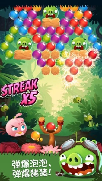 愤怒的小鸟思黛拉泡泡无限金币版