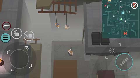 僵尸上方的通路