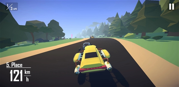 只是一个赛车游戏宣传图