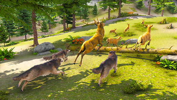 阿尔法野狼生存模拟器(Wolf Simulator)