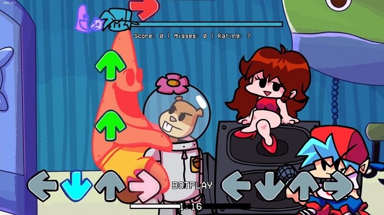 周五夜放克海绵宝宝派大星mod