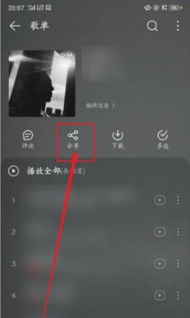 导入歌单5