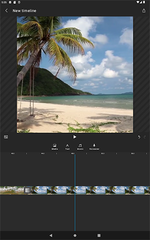 WeVideo剪辑功能界面