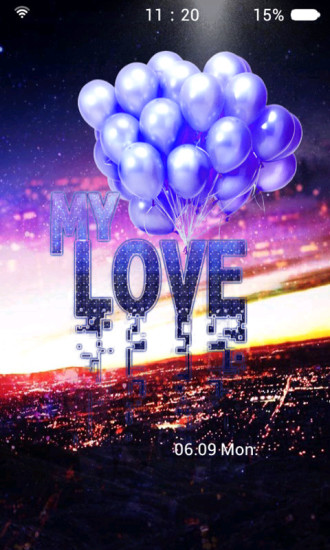love主题炫酷锁屏APP
