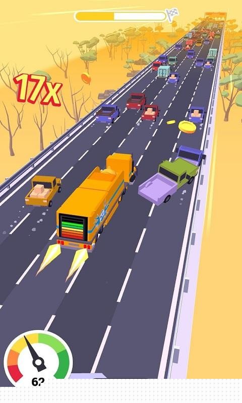 横冲直撞粉碎公路
