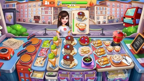 风味美食街游戏无限金币钻石版