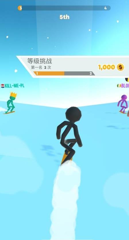 火柴人雪地赛