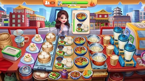 风味美食街游戏无限金币钻石版