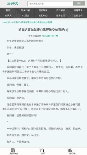256中文小说阅读