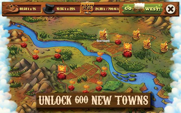 Wild West Saga: Business Tycoon(狂野西部大亨) 1.5.4官方版