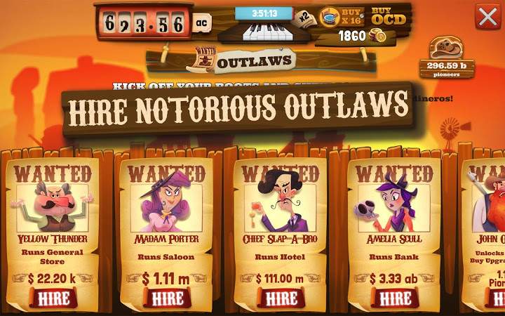 Wild West Saga: Business Tycoon(狂野西部大亨) 1.5.4官方版