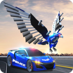 US?Police?Transform?Robot?Car?Cop?Eagle?Game警察鹰变形金刚大战 1.1官方版