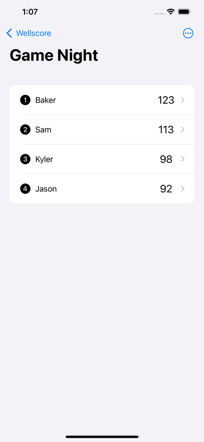 Wellscore ios版