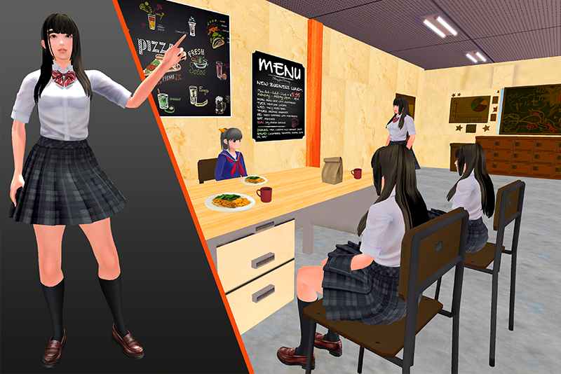High School Virtual Girl Simulator(高中虚拟女孩模拟器) 1.1