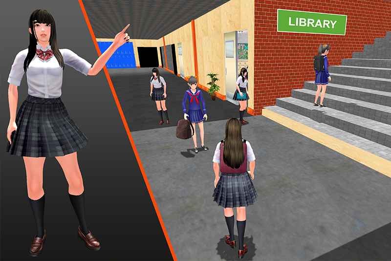 High School Virtual Girl Simulator(高中虚拟女孩模拟器) 1.1