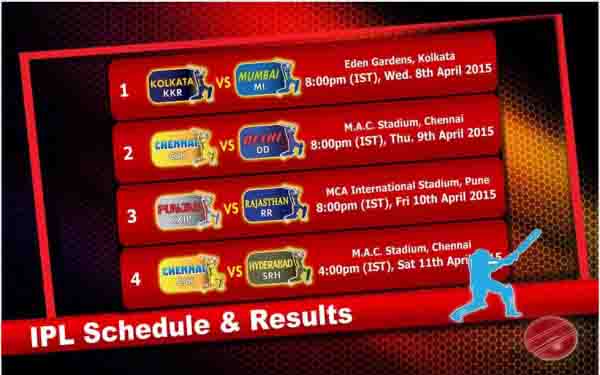 IPL 2015(t20板球ipl) 1.2