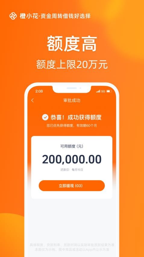 橙小花