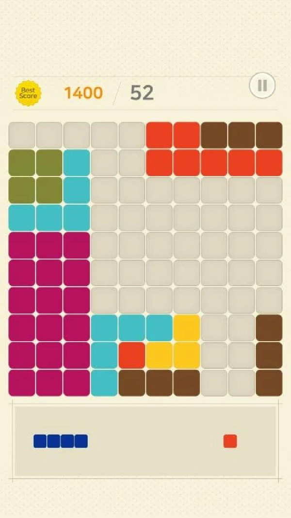 方块拼图10x10