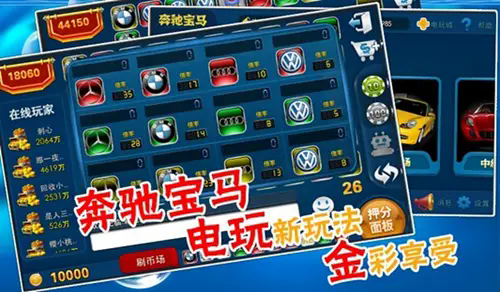 奔驰宝马奥迪游戏老虎机无限金币