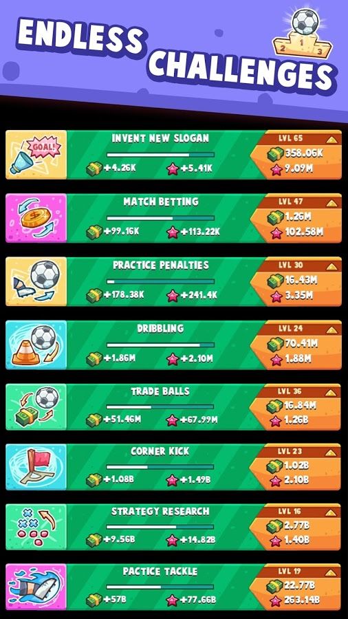 Soccer Simulator: Idle Tournament(足球模拟放置赛事Soccer Simulator) 1.2.5