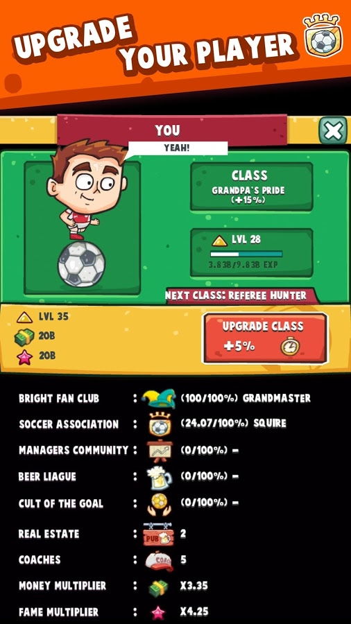 Soccer Simulator: Idle Tournament(足球模拟放置赛事Soccer Simulator) 1.2.5