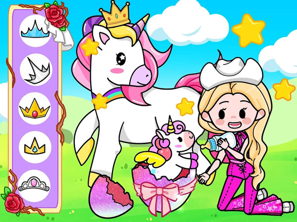 公主假期梦幻王国之旅无广告(PrincessTown:DollGirlGames)