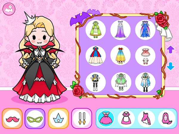 公主假期梦幻王国之旅无广告(PrincessTown:DollGirlGames)
