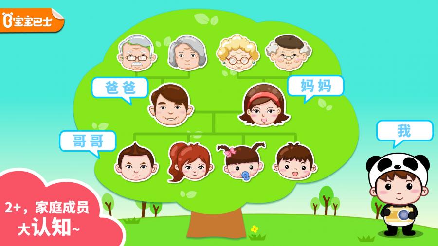 宝宝认家庭成员APP