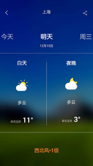 城市天气预报APP