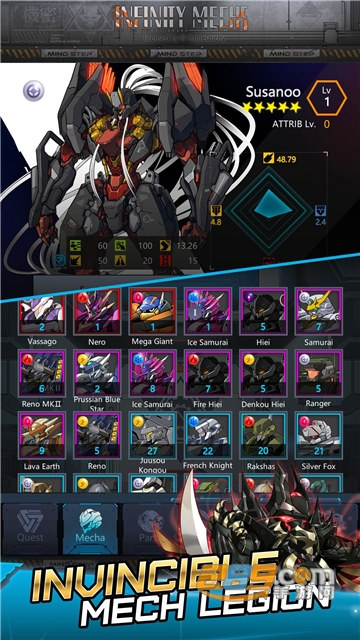 Infinity Mechs游戏中文版官方安卓版v1.1中文版
