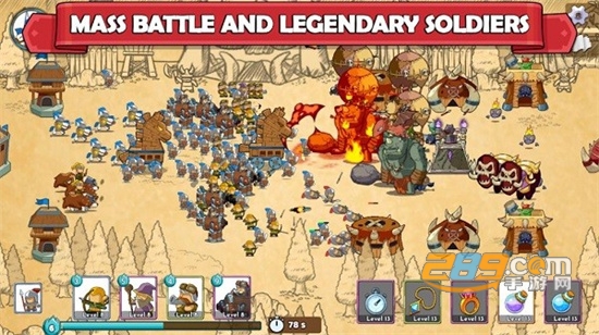 军团冲突王国崛起破解版下载2022(Clash of Legions)v1.740 安卓版