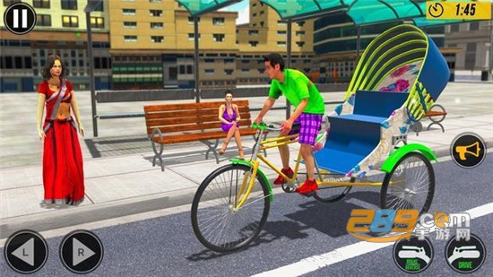 Bicycle Tuk Tuk Auto Rickshaw : New Driving Games(这儿自动人力车官方版)v1.0.1