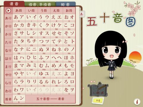 五十音图APP