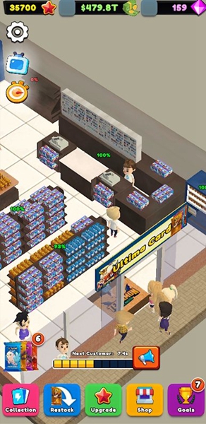 闲置卡牌店大亨人物全解锁版