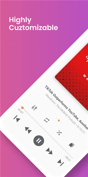 Podcast addict去广告高级版宣传图