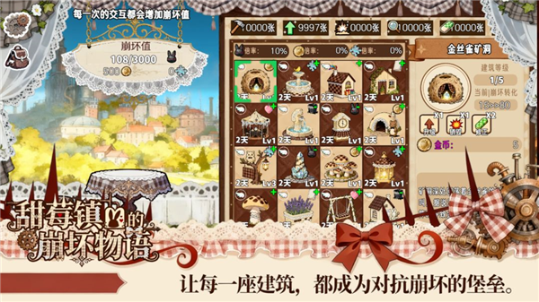 甜莓镇的崩坏物语游戏