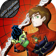 蜘蛛侠暗影之网游戏下载手机版自带按键版(spider superhero & ben alien)v1.0.1最新版