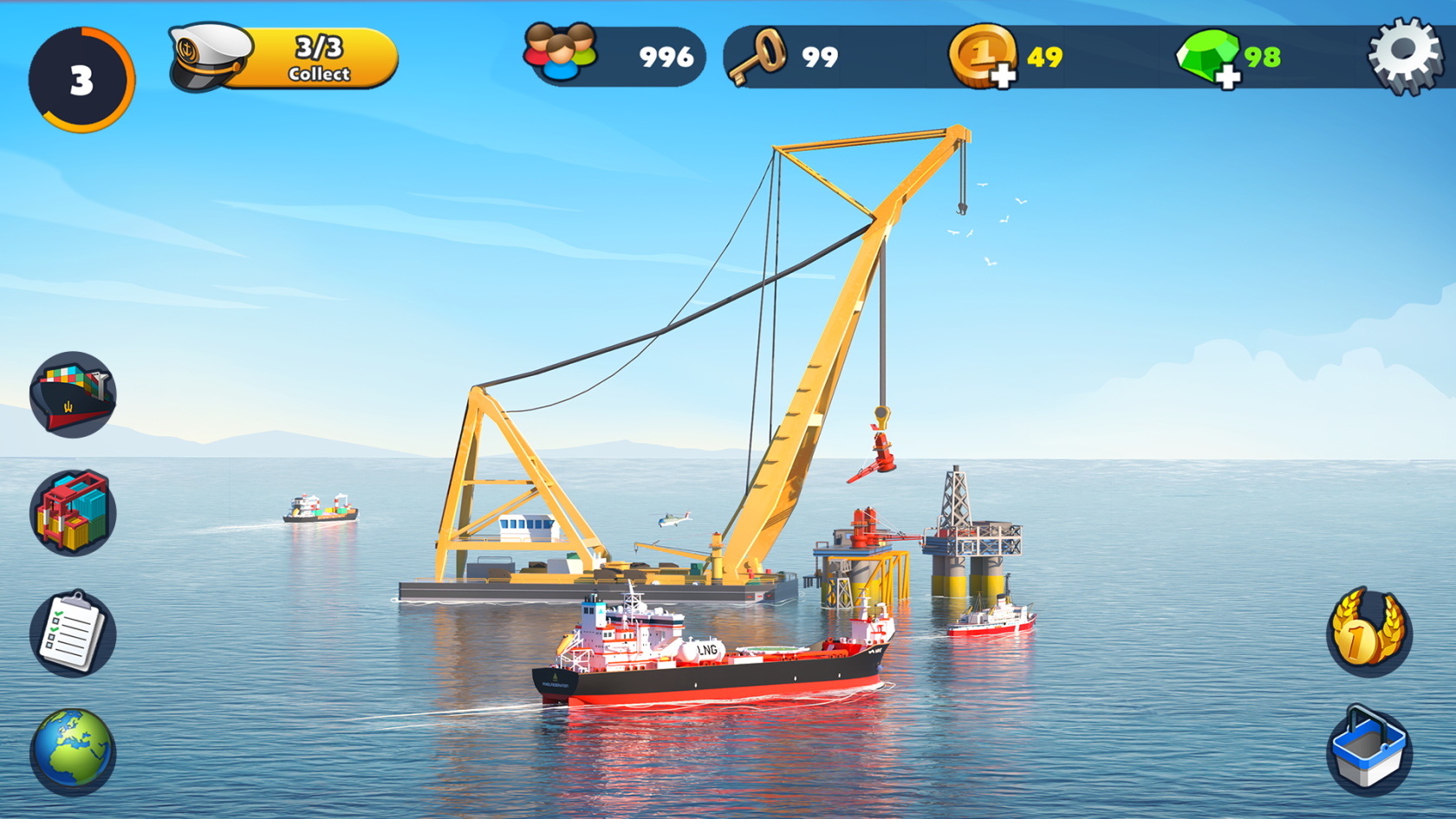 海港大城航运大亨最新版(Port City: Ship Tycoon) 1.33.0安卓版