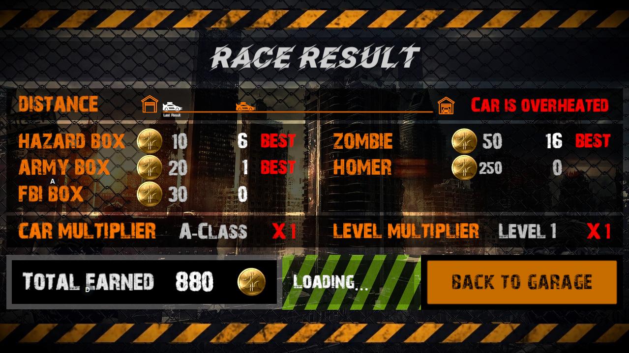 Zombie Racing Club(僵尸赛车俱乐部无限金币版) 3.09破解版