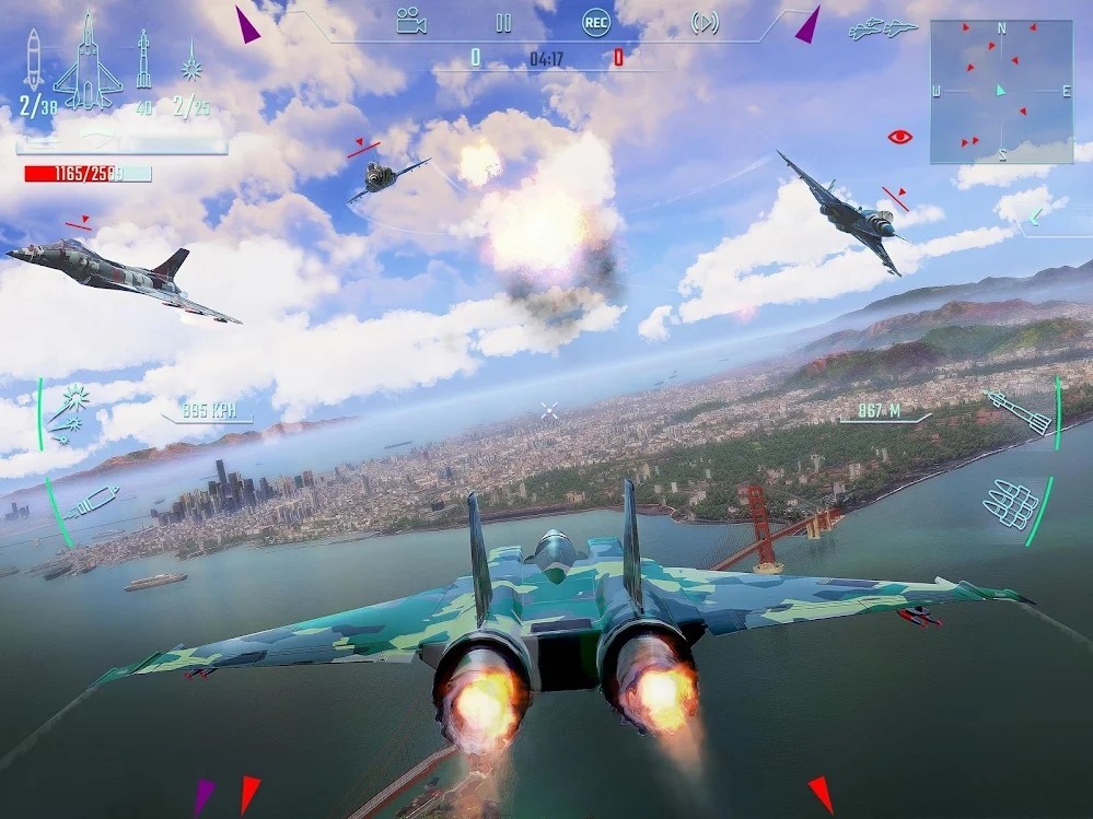 搏击长空无限战机官方版(InfiniteJets) 1.2.1安卓版
