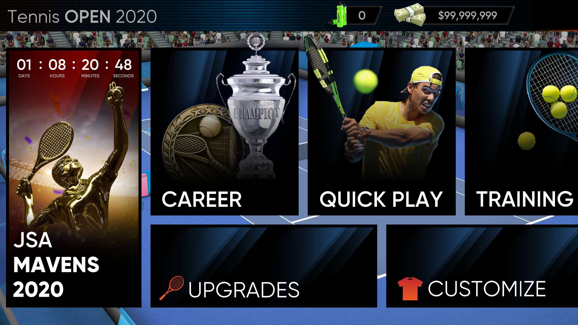 Tennis Open 2020(网球世界公开赛2021破解版) 1.0.78最新版