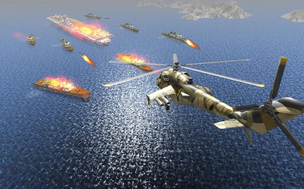 武装直升机3D战斗空袭破解版 1.9.8最新版
