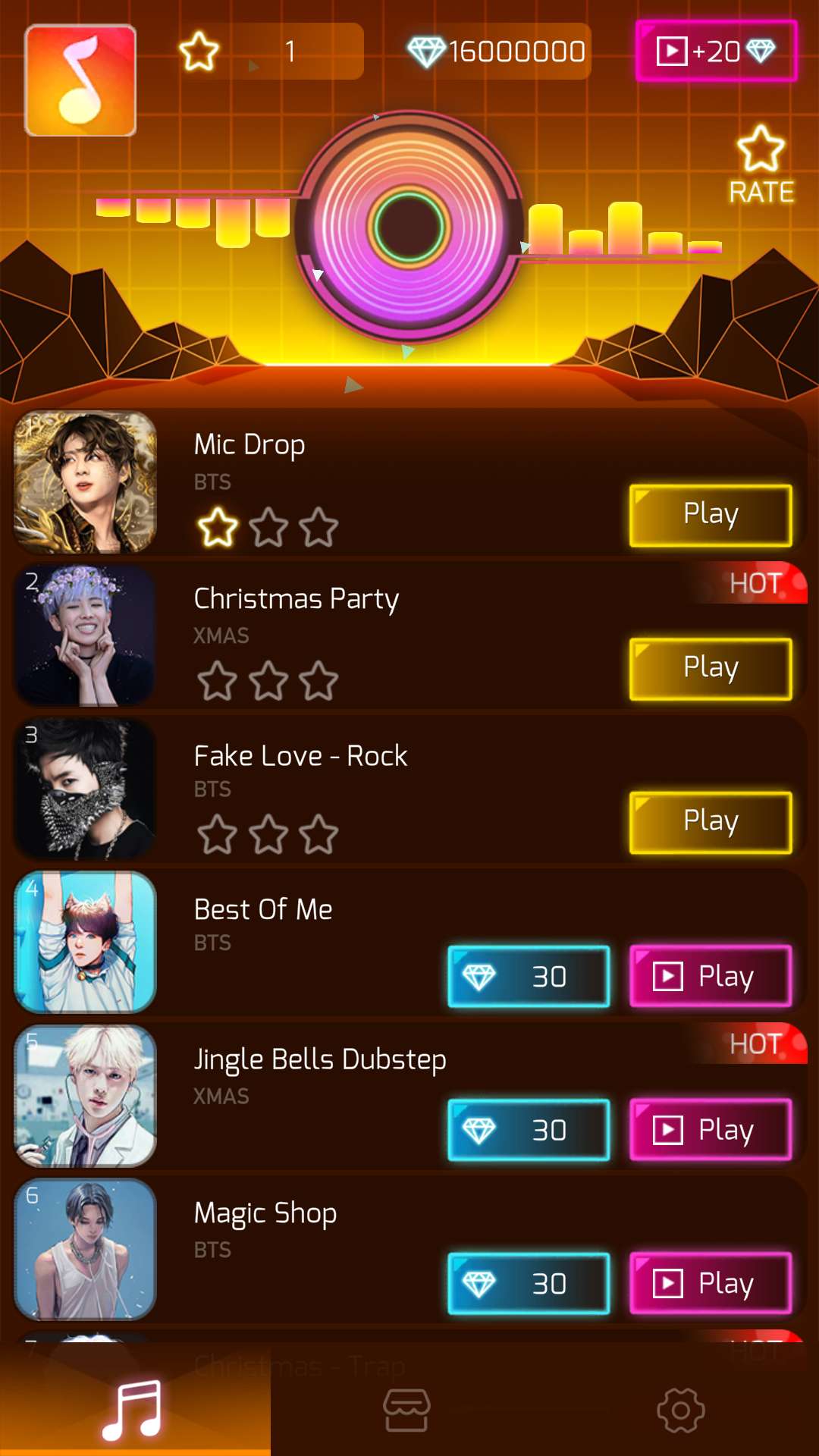 BTS BEAT HOP(弹跳之球无限钻石) 1.0.3破解版